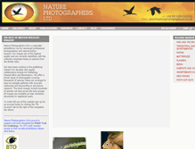 Tablet Screenshot of naturephotographers.co.uk