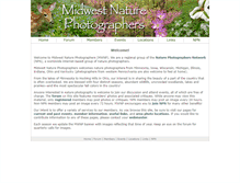 Tablet Screenshot of midwest.naturephotographers.net